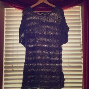 Silver sweater dress